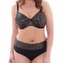 Elomi Wild Thing Bikinitop Zwart