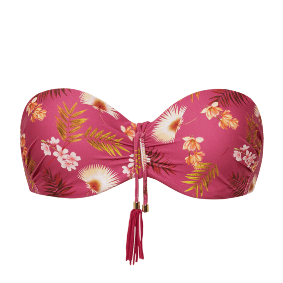 Cyell Wild Orchid Bandeau Bikinitop