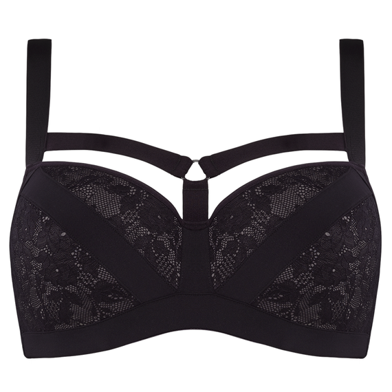 Marlies Dekkers Wing Power Vorgeformter Balconette BH Black Lace & Grey Black