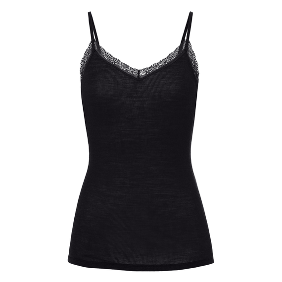 Woolen Lace Spaghetti Top