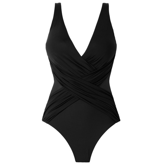 Miraclesuit Women Solids Illusionists Crossover Badpak Black