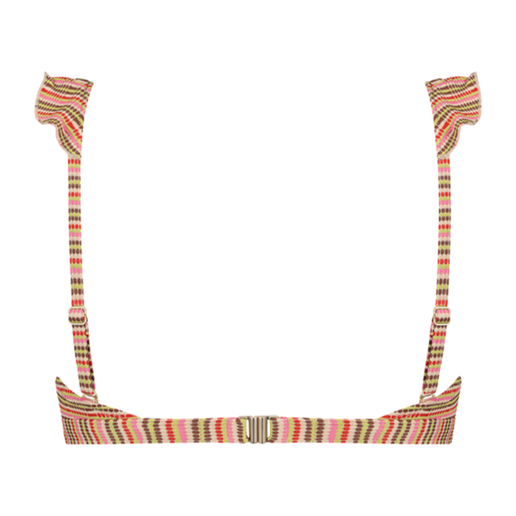Beachlife Woodstock Plunge Bikini Oberteil Multi