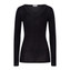 Hanro Woolen Lace Longsleeve T-shirt Zwart