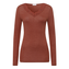 Hanro Woolen Lace Longsleeve T-shirt Marsala