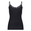 Hanro Woolen Lace Spaghetti Topje Black