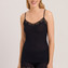 Hanro Woolen Lace Spaghetti Top Zwart