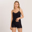 Hanro Woolen Lace Spaghetti Top Zwart