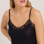 Hanro Woolen Lace Spaghetti Top Zwart