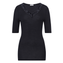 Hanro Woolen Lace T-shirt Black