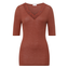 Hanro Woolen Lace T-shirt Marsala