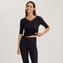 Hanro Woolen Lace T-shirt Zwart