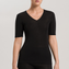 Hanro Woolen Silk Shirt Black
