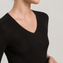 Hanro Woolen Silk Shirt Black