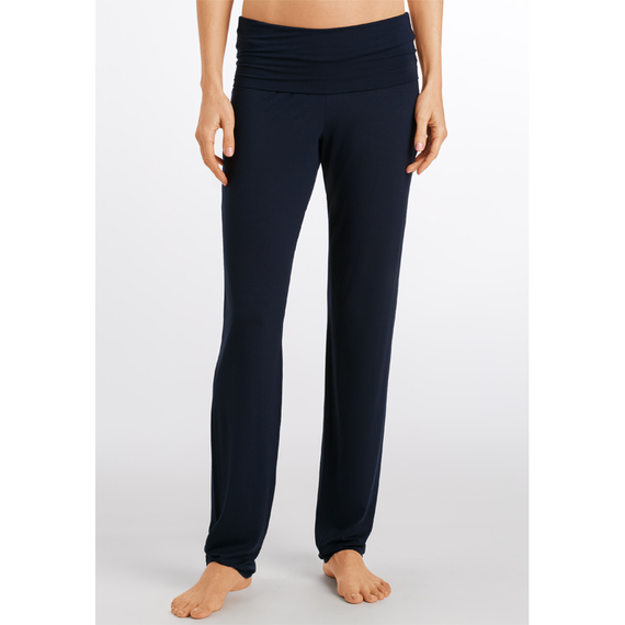 Hanro Yoga Pyjamabroek Deep Navy