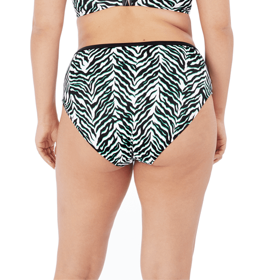 Elomi Swim Zulu Rhythm Hoog Bikinibroekje Black