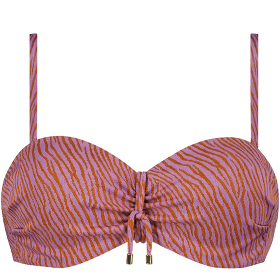 Zumba Zebra Bandeau Bikinitop