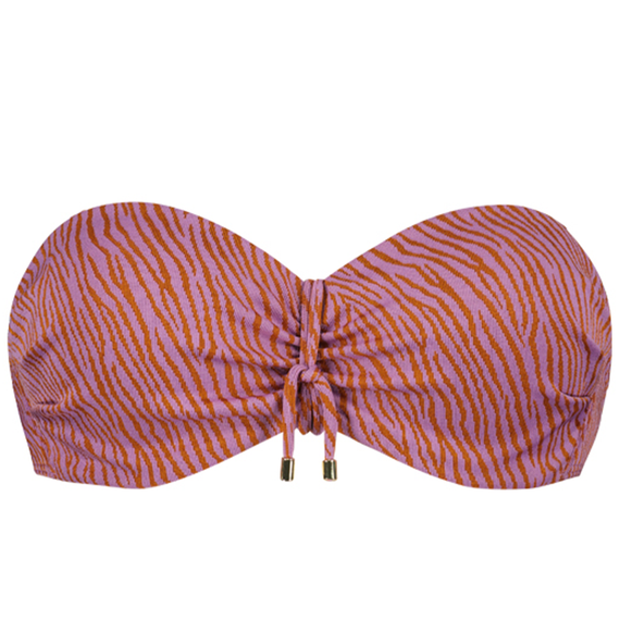 Cyell Zumba Zebra Bandeau Bikinitop